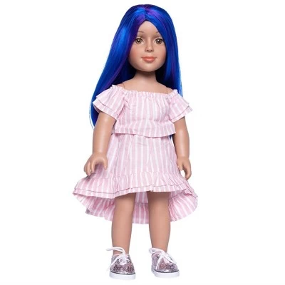 I'M A GIRLY Rose Gold Glitter Sneakers - Fits I'M A GIRLY 18" Fashion Doll 5 I'M A GIRLY Rose Gold Glitter Sneakers - Fits I'M A GIRLY 18" Fashion Doll - Image 3