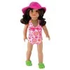 Sophia’s One-Piece Bathing Suit & Hat For 18” Dolls, Hot Pink -Toy Doll World GUEST e287fa46 3cdd 4519 b74b 5ac9a923ed40