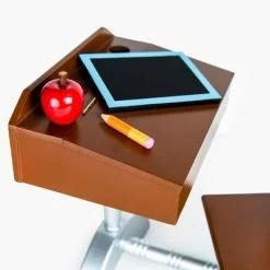 The Queen's Treasures 18 Inch Doll 1940’s Wood School Desk. And Accessories -Toy Doll World GUEST e2b7ab30 5d86 404e a1e5 23c7619427a3