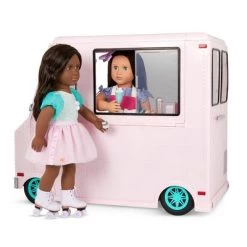 Our Generation Sweet Stop Ice Cream Truck - Pink -Toy Doll World GUEST e5c5dadb 8e04 4df2 8c7b 491bc6592726