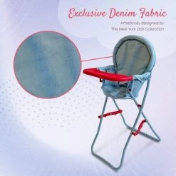 The New York Doll Collection 18 Inch Doll High Chair -Toy Doll World GUEST e6a0b55d a4c0 46e8 a26a 4d4a77d47d57