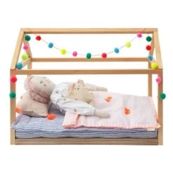 Meri-Meri Meri Meri Wooden Bed Dolly Accessory (Pack Of 1)