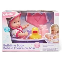 Kidoozie Bathtime Baby, 12-Inch Doll, Bath Tub And Accessories For Kids, Pretend Play, Ages 3 And Up -Toy Doll World GUEST e878448d 3de8 450c ba57 b84e902606cf