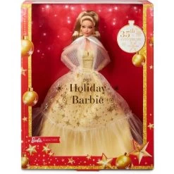 Barbie 13" Signature 2023 Holiday Collector Doll With Golden Gown And Light Brown Hair -Toy Doll World GUEST e9572467 ff4c 4a2a 98b6 f513f86d131a