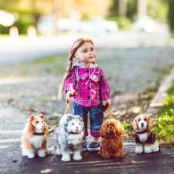 The Queen's Treasures Labradoodle Puppy Dog Pet For 18 Inch Dolls -Toy Doll World GUEST e99c9b62 3003 4989 8639 b3f5e882cb9f