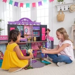 KidKraft 2-in-1 Wooden Hotel & Waterslide Dollhouse -Toy Doll World GUEST e9ecf475 d9fc 4c91 87ea 6d6890b9251d