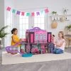 KidKraft 2-in-1 Wooden Hotel & Waterslide Dollhouse