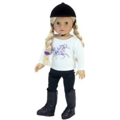 Sophia’s 4 Piece Horseback Riding Outfit With Riding Boots Set For 18'' Dolls, Black -Toy Doll World GUEST eb47e7ae 6674 4d3e ab38 a6f71226c25c