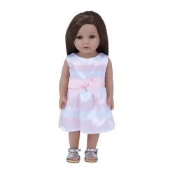 Sophia’s Stripe Party Dress And Sandals For 18" Dolls, Pink/White -Toy Doll World GUEST eba1c874 2d99 41f9 844c 7f68502bca97