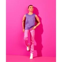 Barbie Looks Ken Doll With Purple Shirt