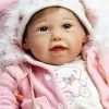Paradise Galleries "Cuddle Bear Bella" Real Baby Doll. 21" Weighted Reborn Baby Doll With 5-Piece Baby Doll Clothes Set. Age 3+