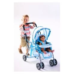 Joovy Baby Doll Caboose Tandem Stroller - Blue Dot 9 Joovy Baby Doll Caboose Tandem Stroller - Blue Dot -Toy Doll World GUEST ee4b942c 36cf 4390 9eb6 e41a5c4bf069