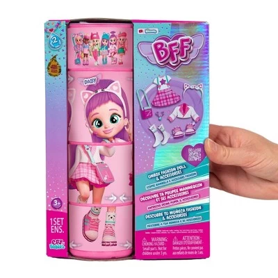 Cry Babies BFF Daisy Fashion Doll With 8+ Surprises 3 Cry Babies BFF Daisy Fashion Doll With 8+ Surprises
