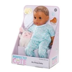Perfectly Cute My Sleepy Baby 14" Baby Doll - Brunette With Brown Eyes -Toy Doll World GUEST f2168860 accf 4a18 9ecb ef5f269877b6
