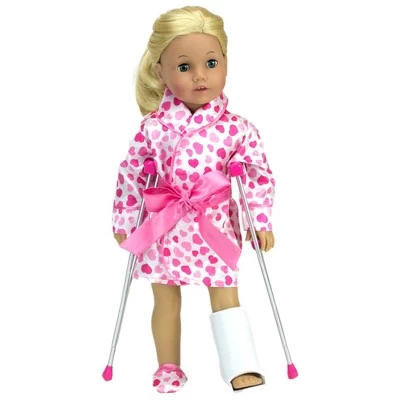 Sophia’s Doll Cast & Crutches Accessories Set For 18" Dolls 6 Sophia’s Doll Cast & Crutches Accessories Set For 18" Dolls - Image 4