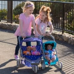 Adora Baby Doll Stroller, Starry Night Stroller Twin Jogger Stroller, Fits Dolls Up To 16 Inches -Toy Doll World GUEST f90bb0c7 7142 4125 bd49 01beb184e364