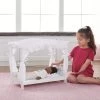 Badger Basket White Rose Doll Canopy Bed