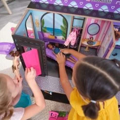 KidKraft 2-in-1 Wooden Hotel & Waterslide Dollhouse -Toy Doll World GUEST fba21ce5 1873 4a87 9323 3b29303ebc8e