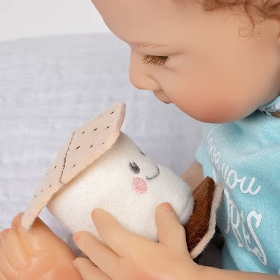 Paradise Galleries Reborn Baby Doll I Love You S-Mores 20 Inch Baby Doll - Brown Hair/Blue Gray Eyes 10 Paradise Galleries Reborn Baby Doll I Love You S-Mores 20 Inch Baby Doll - Brown Hair/Blue Gray Eyes - Image 8