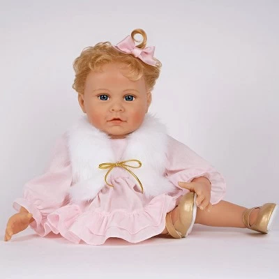 Paradise Galleries Reborn Toddler Girl Doll Lovey, 20 Inch With Medium Skin Tone, Light Blonde Hair And Blue Eyes, Made In SoftTouch Vinyl 7 Paradise Galleries Reborn Toddler Girl Doll Lovey, 20 Inch With Medium Skin Tone, Light Blonde Hair And Blue Eyes, Made In SoftTouch Vinyl - Image 5