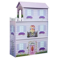 Teamson Kids Fancy Mansion Doll House With 13pcs Furniture -Toy Doll World GUEST fdee94c3 477c 48c2 a6ca 9a6199d562c7