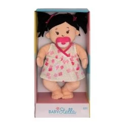 Manhattan Toy Baby Stella Black Hair Soft First Baby Doll, 15-Inch -Toy Doll World GUEST ff5cb32d cae6 4eab a66b d55904b56447